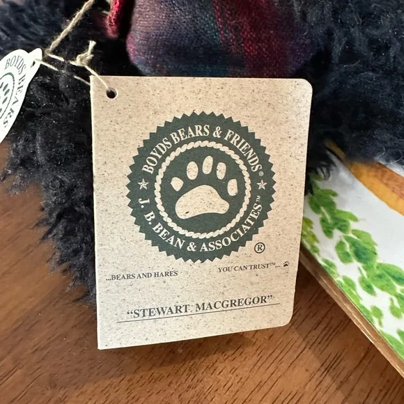 Vintage Boyds Bears Scotty Dog Scottish Terrier STEWART MACGREGOR 91400 Plush - Picture 5 of 6